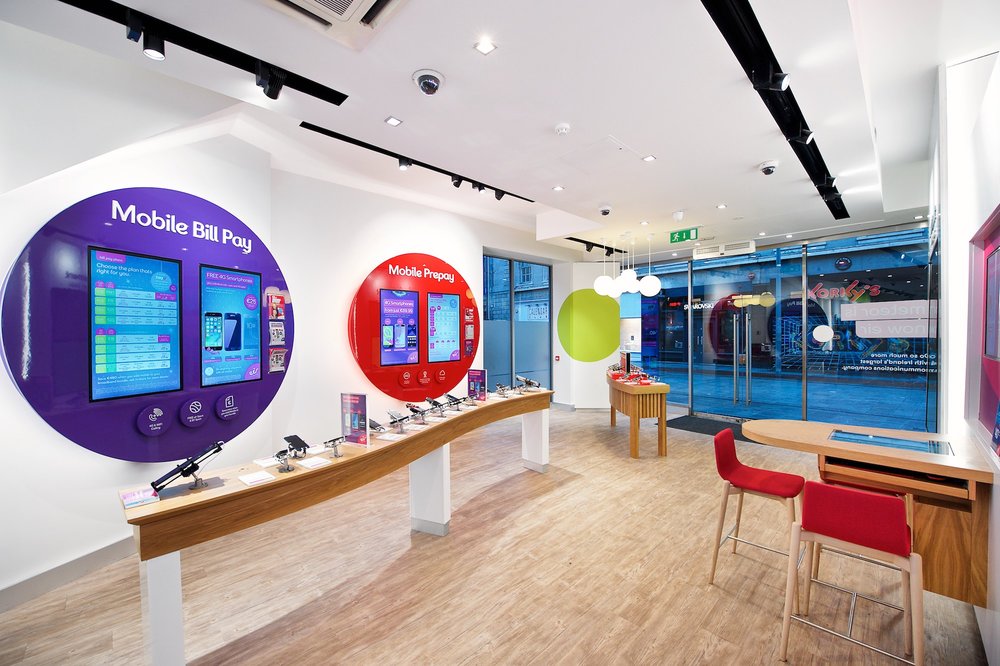 eir flagship store fitout