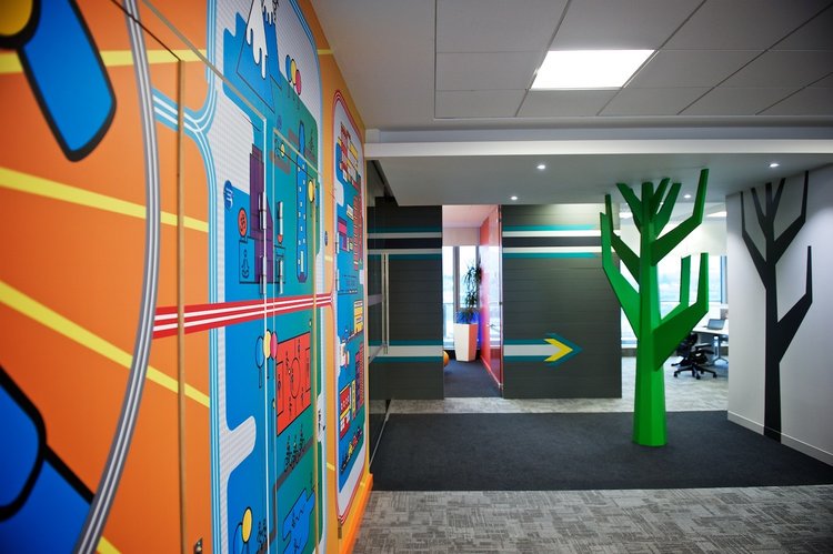 office refurbishment graphics